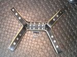 Leather Fetish Freak OTS Harness, Yellow Piping